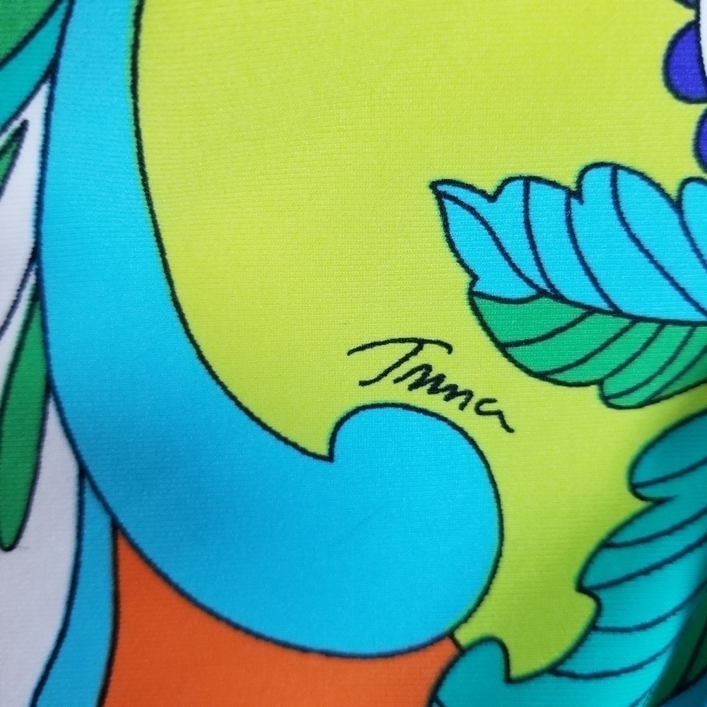 Trina Turk balboa neon floral bikini swim bottoms - Picture 10 of 12